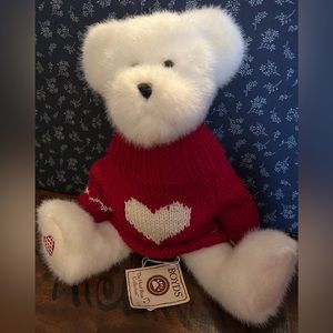 Boyds Bear with Tags Valentines Bear